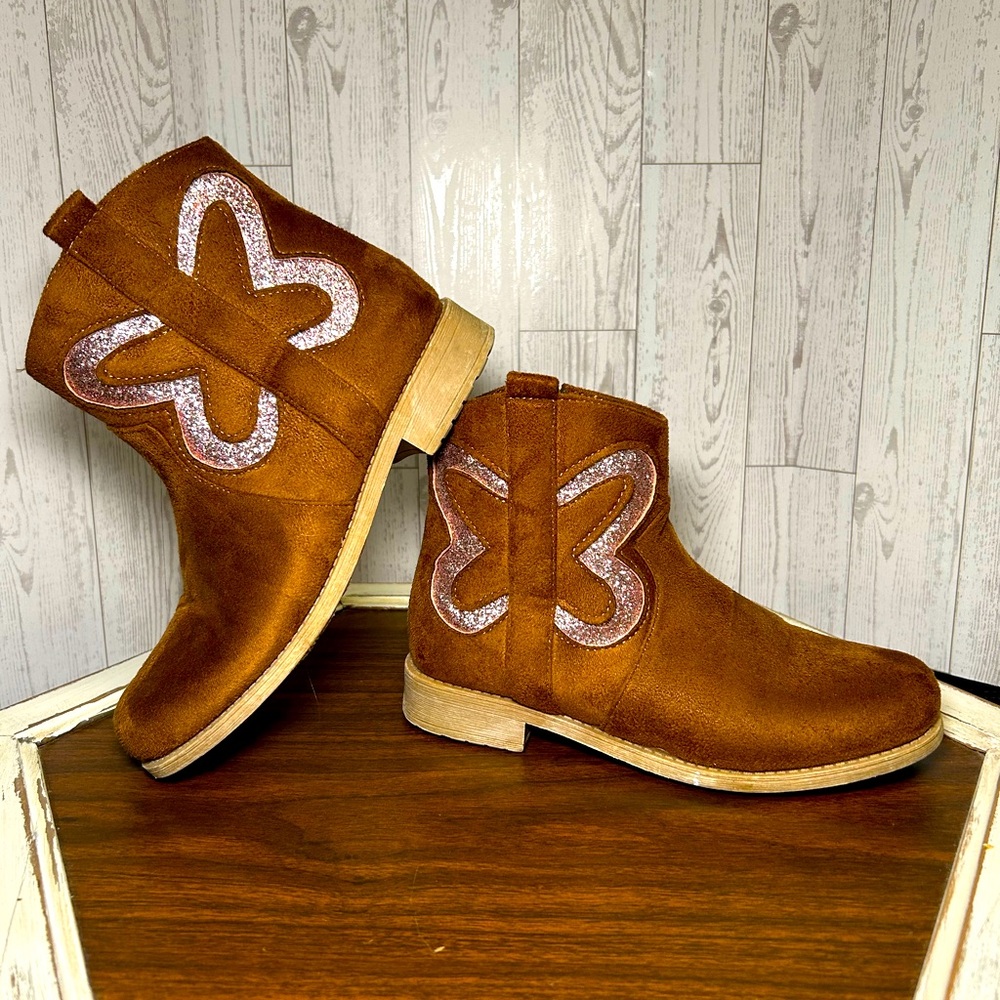 Brown Suede Ankle Boots Girls
